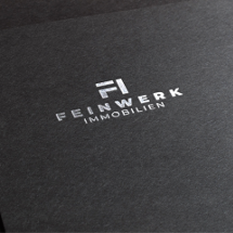 Logo-Design für Immobilienmarkler Feinwerk Immobilien