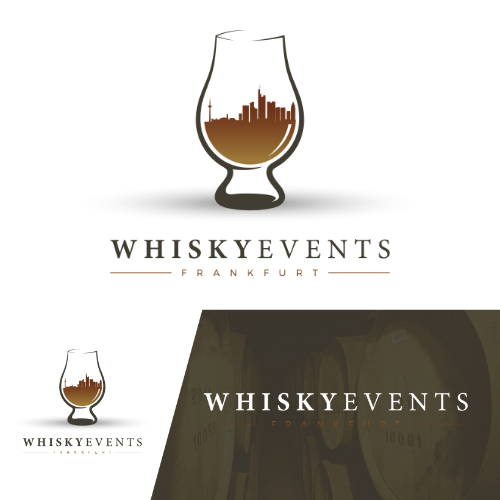 Logo in Kombination mit Social Media Designs für Veranstaltung von Whiskytastings