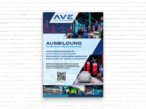 Plakate für Ausbildung im Bereich Medientechnik